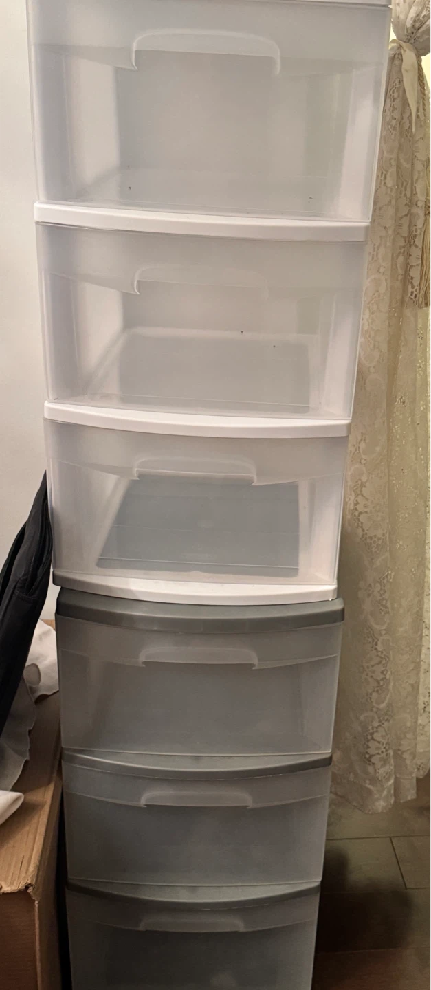 Plastic Drawer Storage Organizer Tower