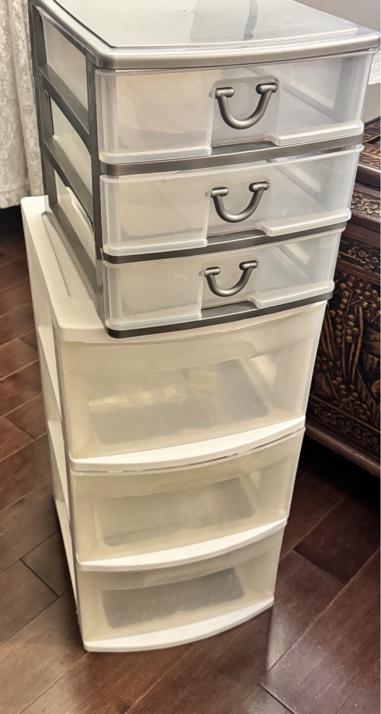 Plastic Drawer Storage Organizer Tower - photo 2