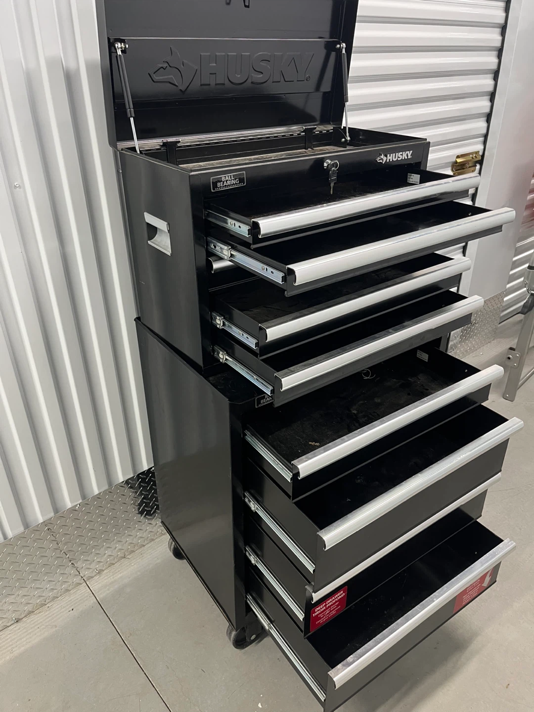 Black Husky Rolling Tool Chest with Keys - photo 2