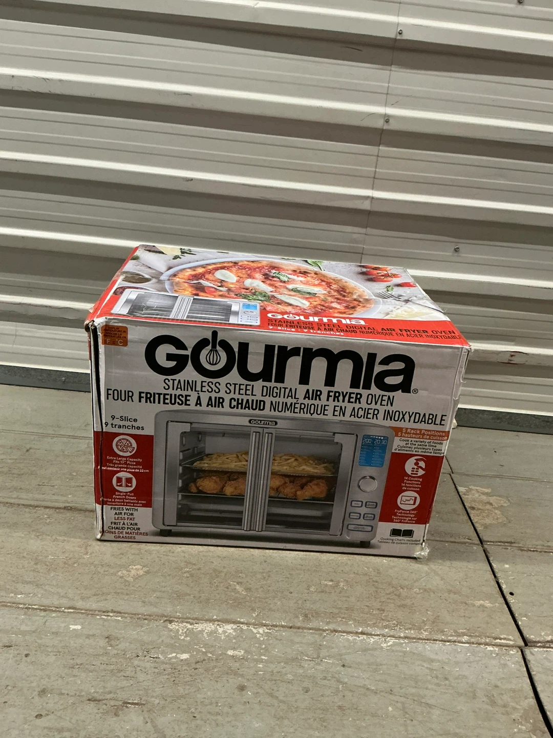 Gourmia Stainless Steel Digital Air Fryer Oven