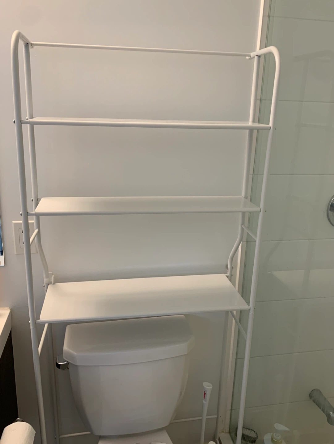 UDEAR 3 Shelf Bathroom Rack White