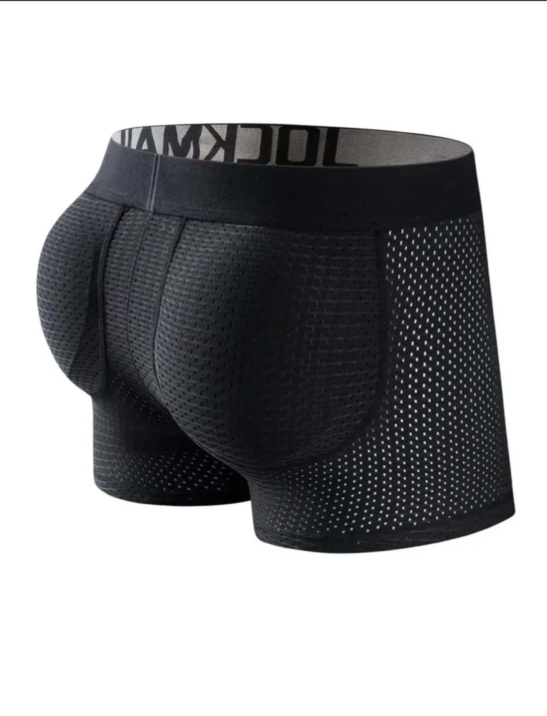 Black Padded Boxer Briefs