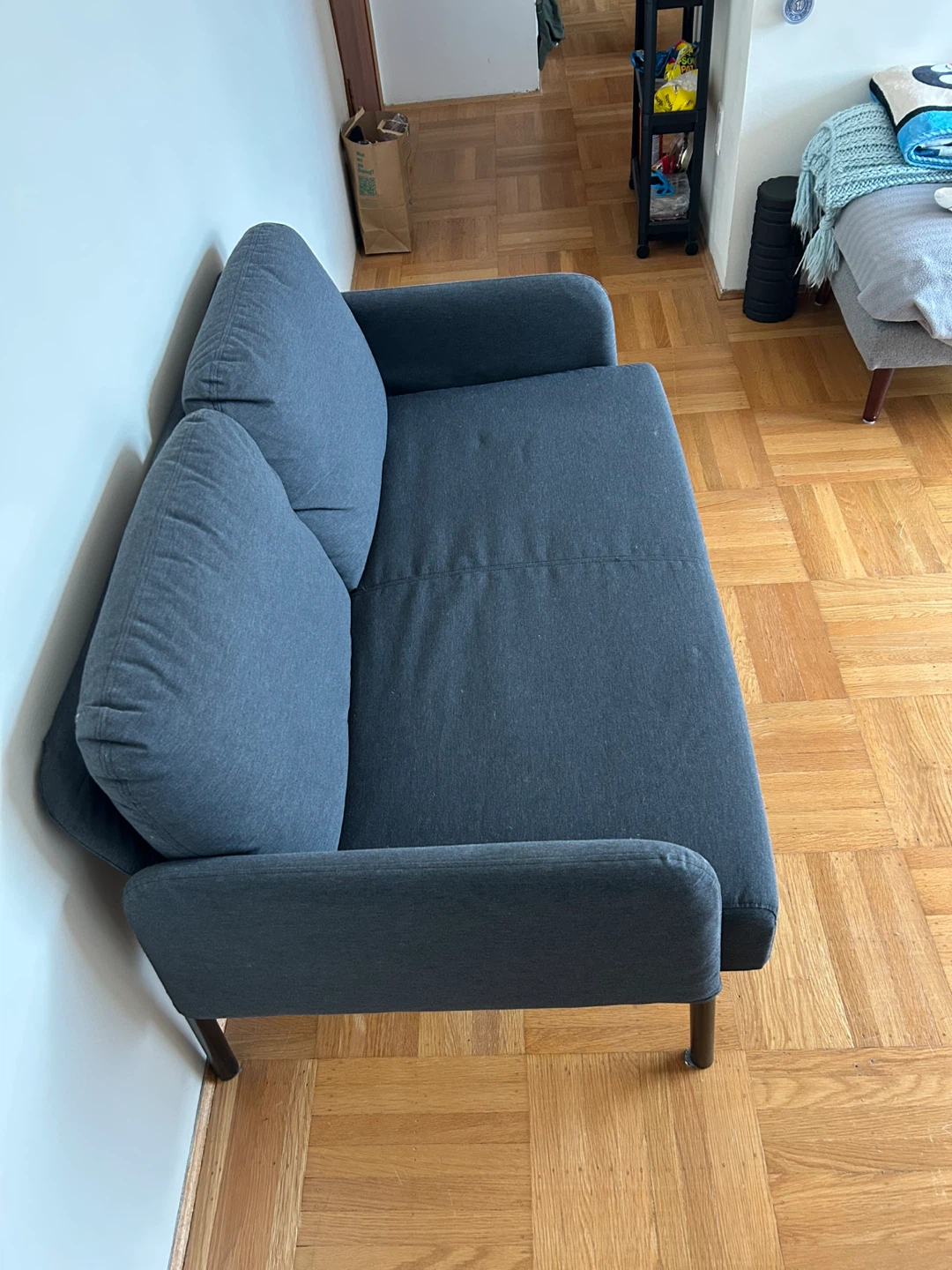 Dark Grey Loveseat - photo 2