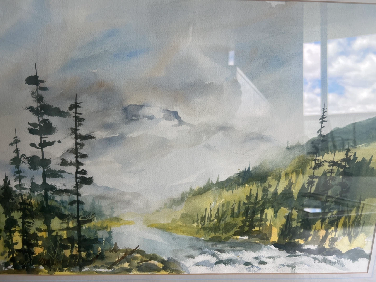 Chuck Witter Landscape Watercolor Painting - photo 2