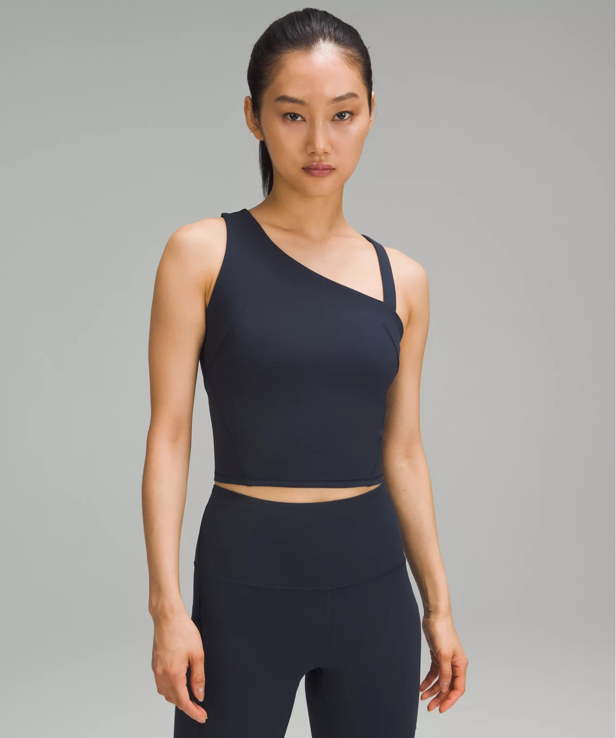 Lululemon Everlux Asymmetrical Tank Top, Black - photo 2