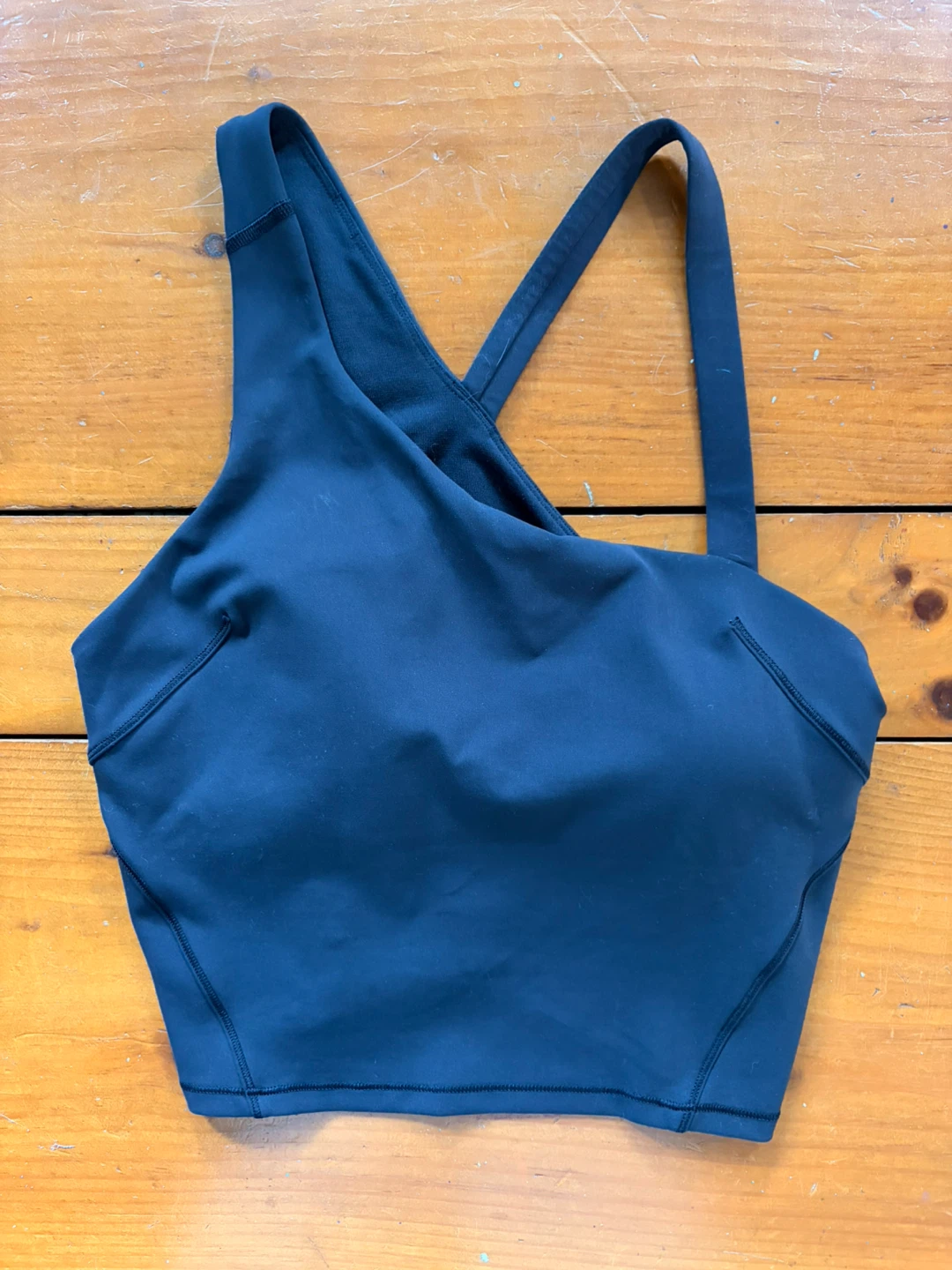 Lululemon Everlux Asymmetrical Tank Top, Black - photo 3