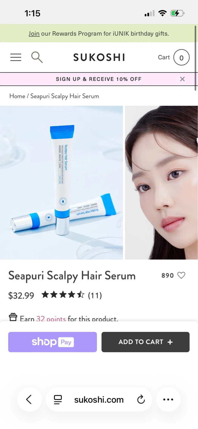 Seapuri Scalpy Hair Serum