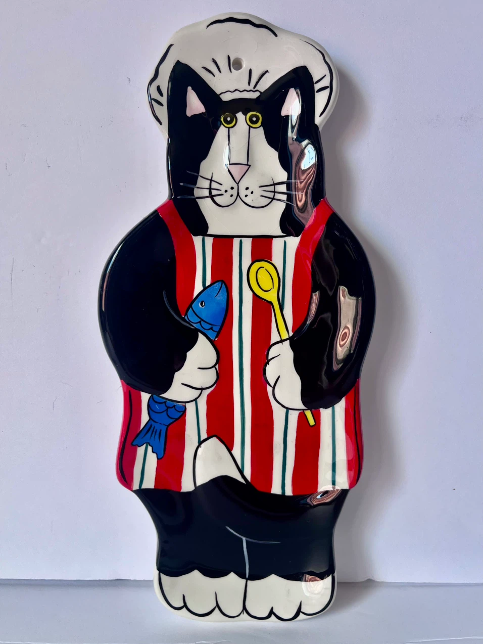 ceramic spoon rest  "CATZILLA"