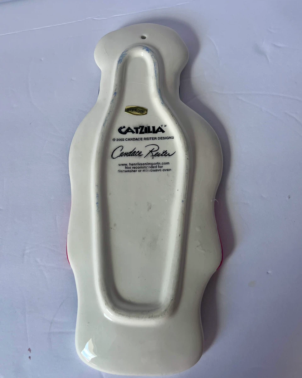 ceramic spoon rest  "CATZILLA" - photo 2
