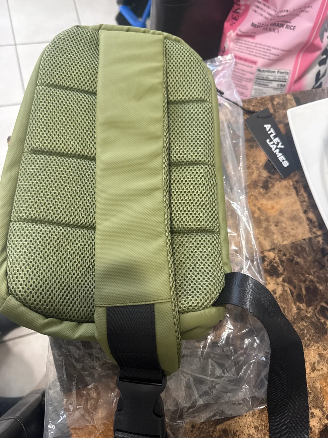 Atley James Olive Green Sling Bag - photo 2