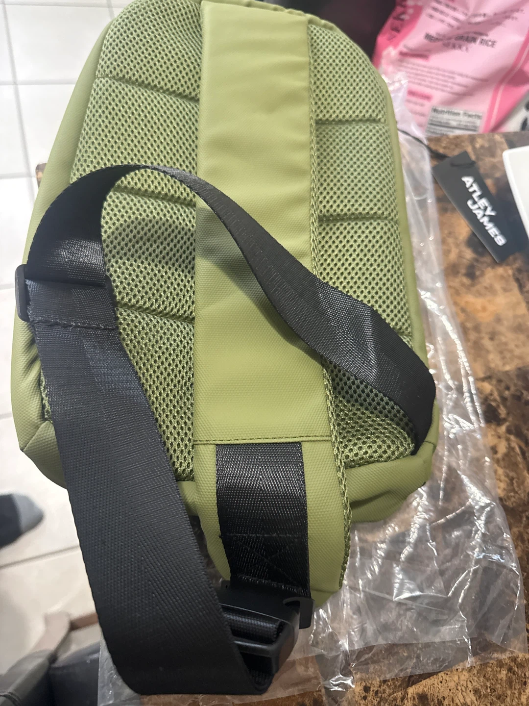 Atley James Olive Green Sling Bag - photo 3