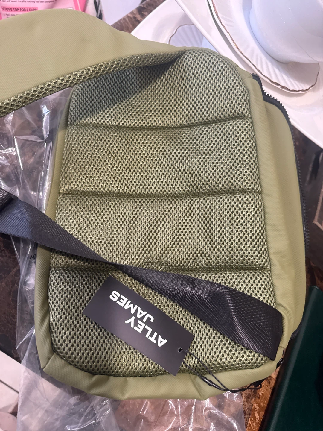 Atley James Olive Green Sling Bag - photo 5