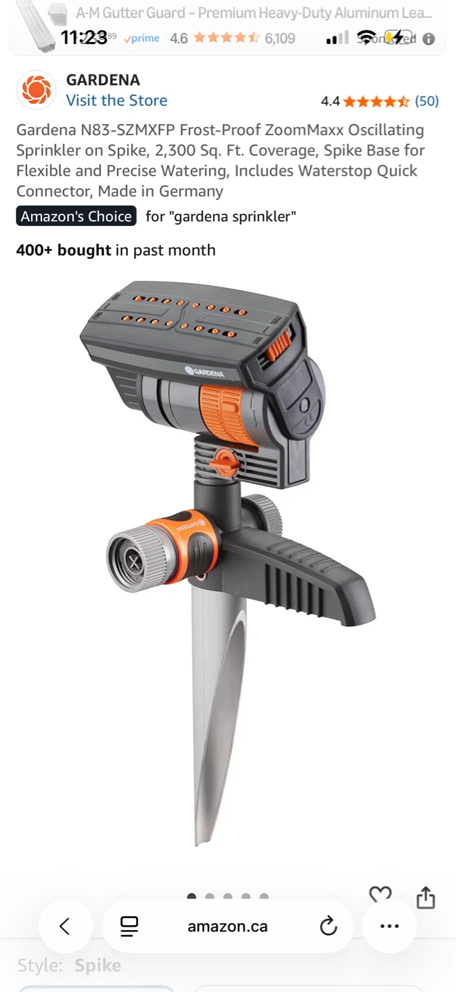 Gardena Oscillating Sprinkler - photo 5