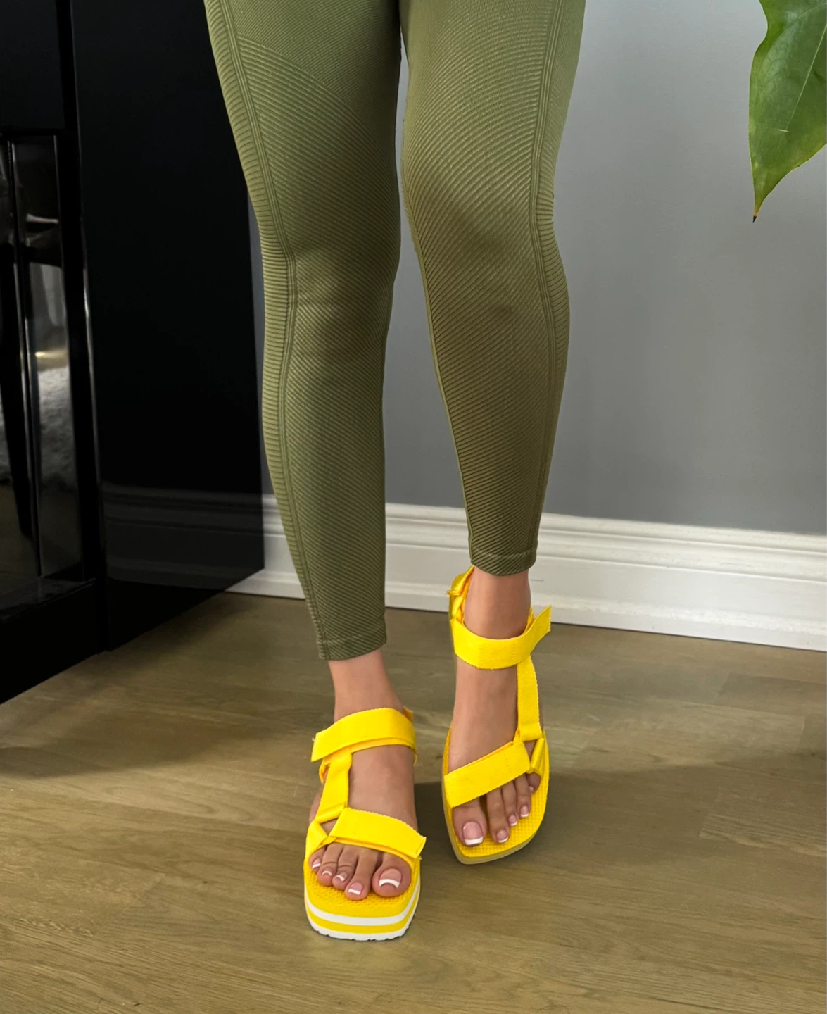 Yellow Platform Sandals - photo 4
