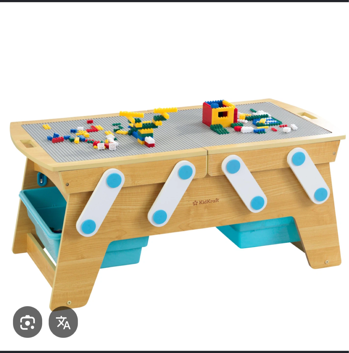 KidKraft Building Block Table with Storage - photo 5