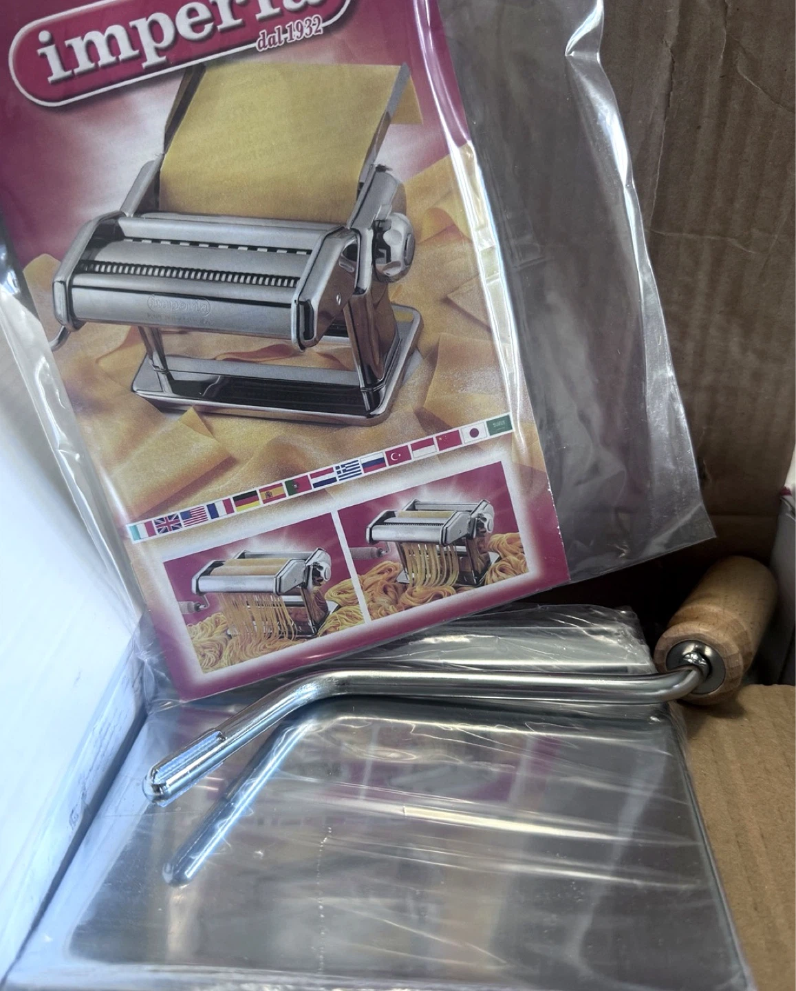 Imperia Italian Pasta Maker w/ Box & Attachments - photo 3