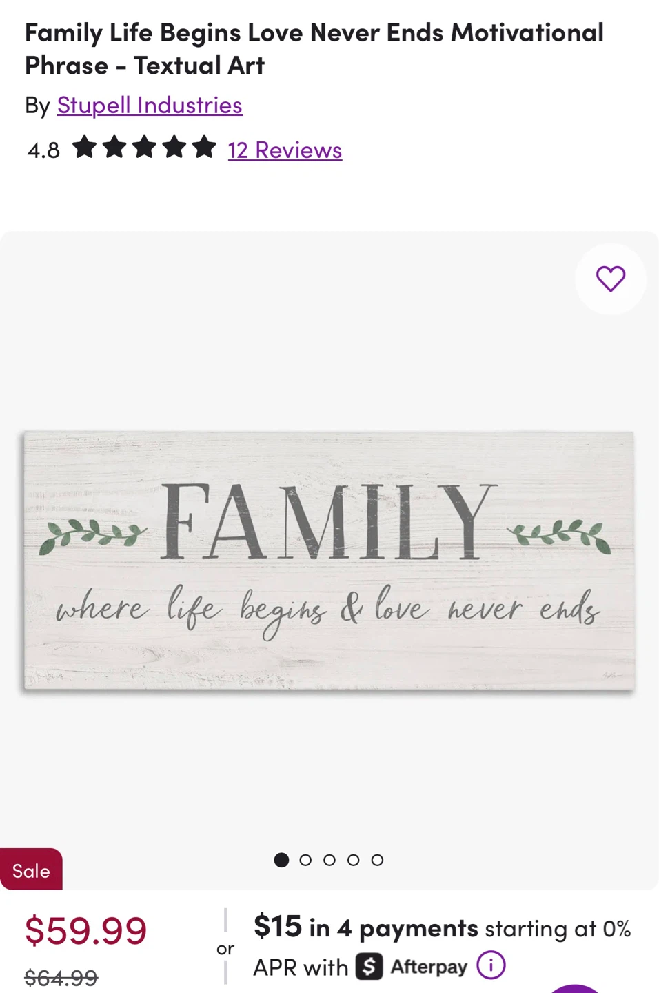 Stupell Industries Family Wall Art 17x40 - photo 5