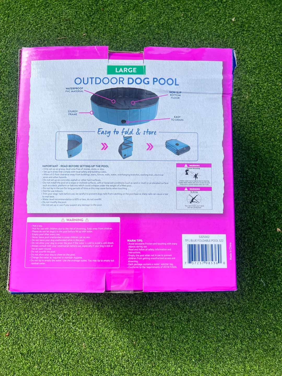 Top Paw Large Outdoor Dog Pool - photo 3