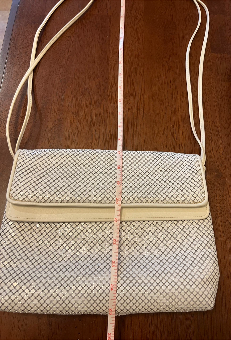 Whiting & Davis White Metal Purse - photo 2