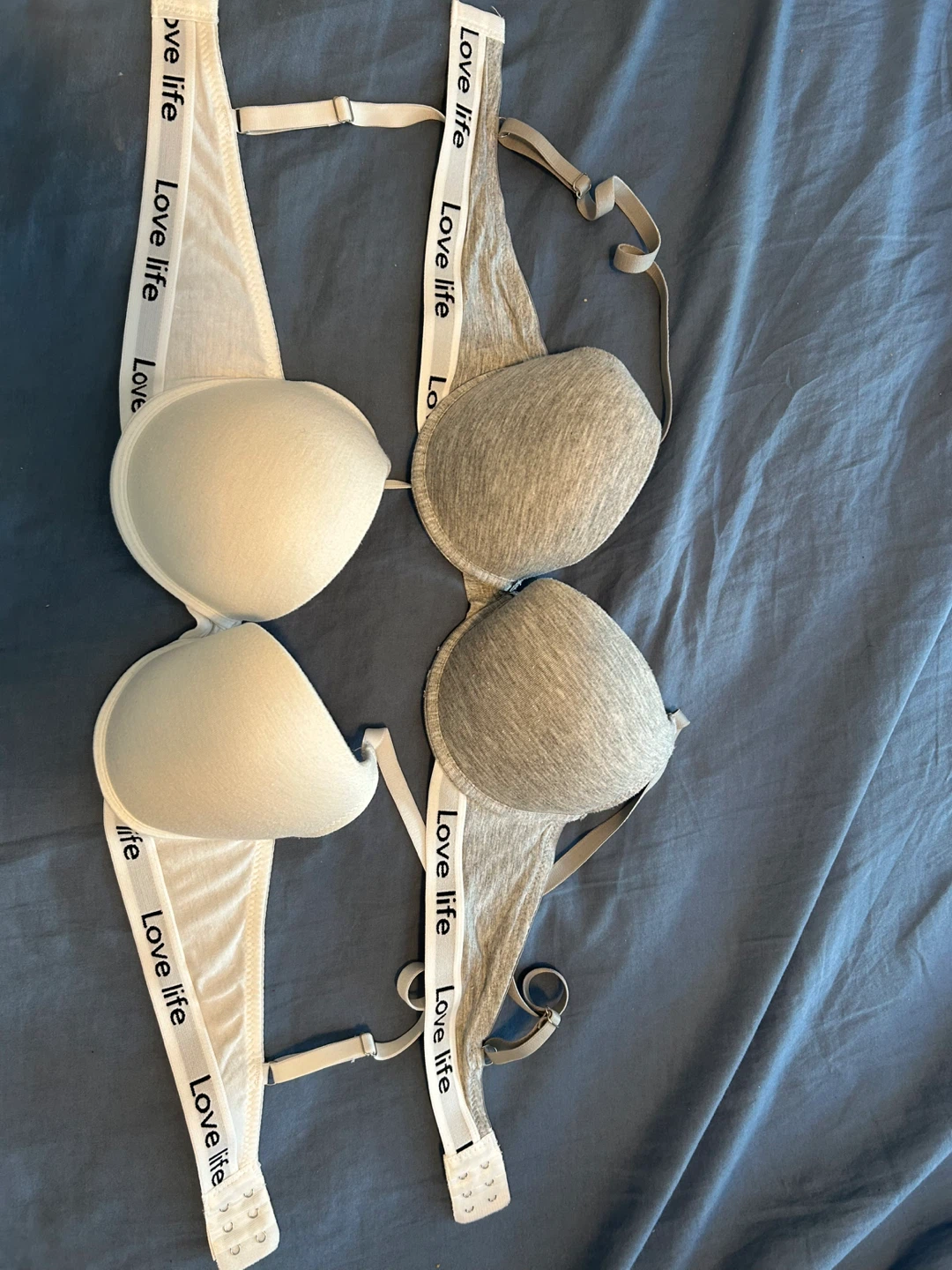 White and Grey, Push-up bras - photo 2