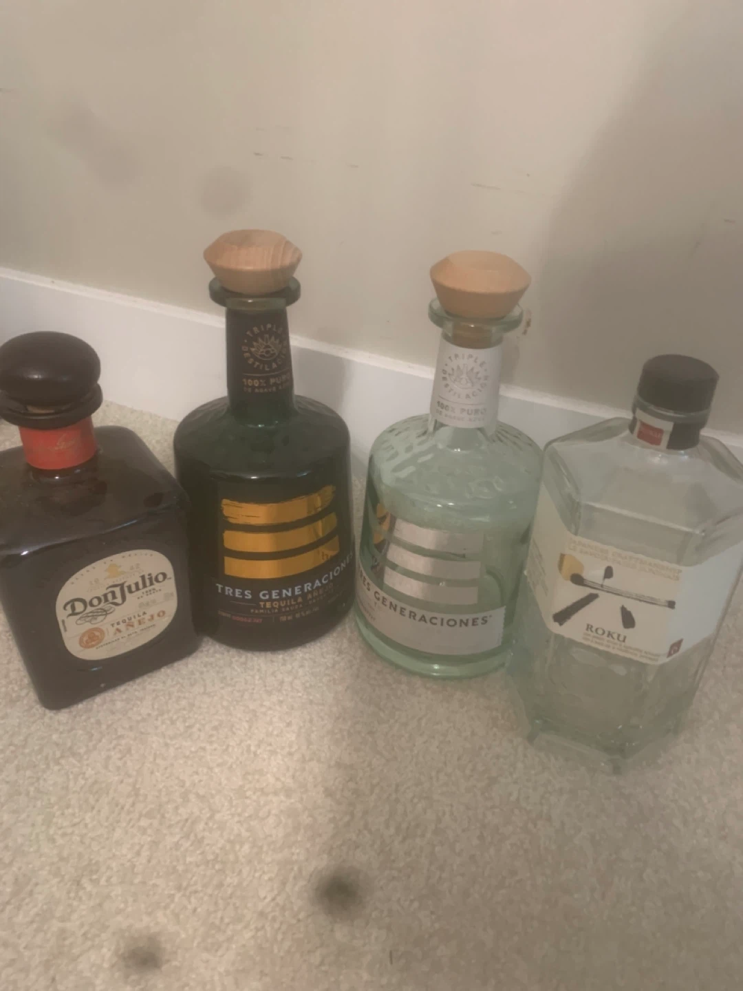Empty bottles