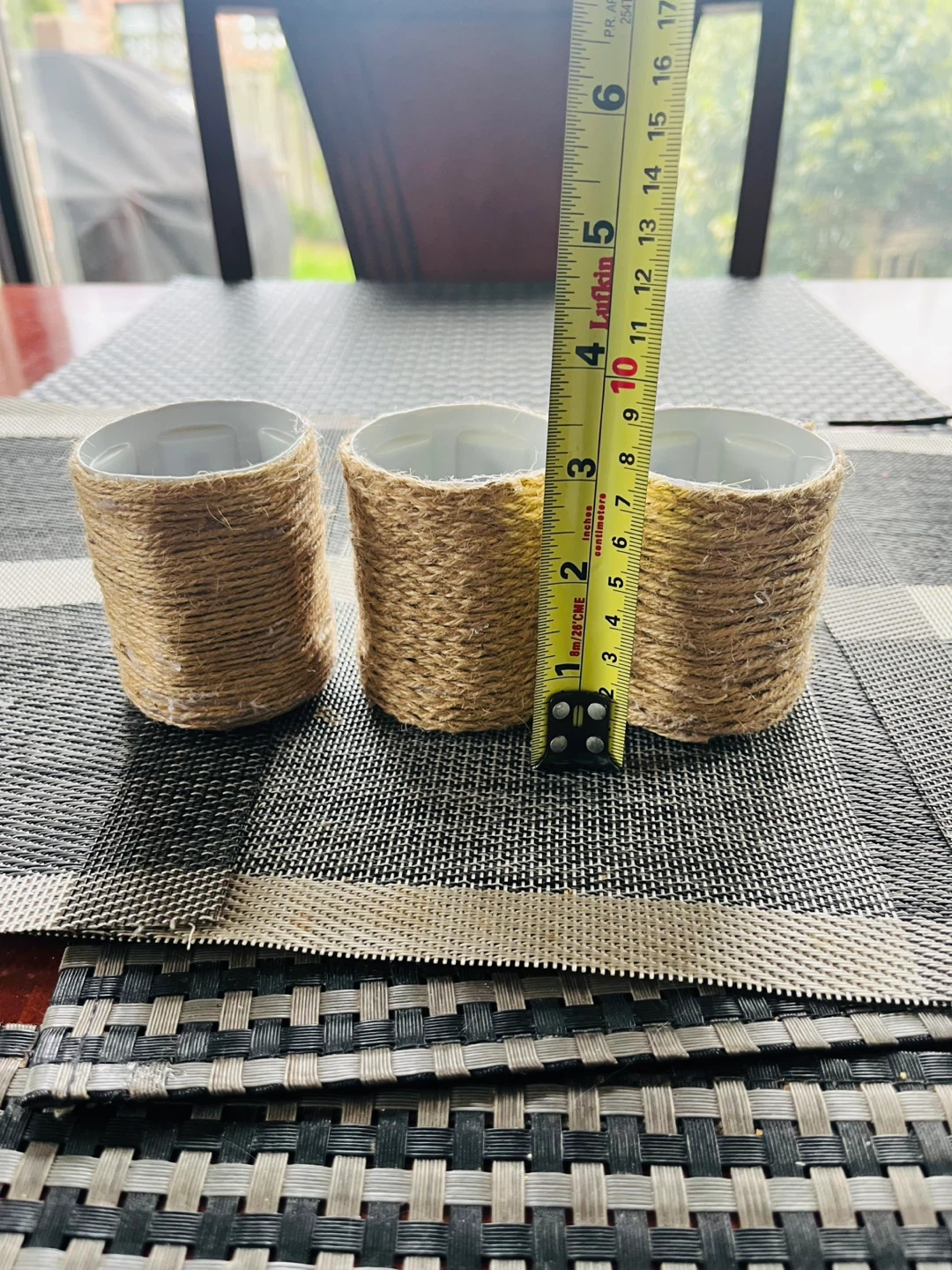 NEW handcrafted flower plant container / pot decor - photo 5