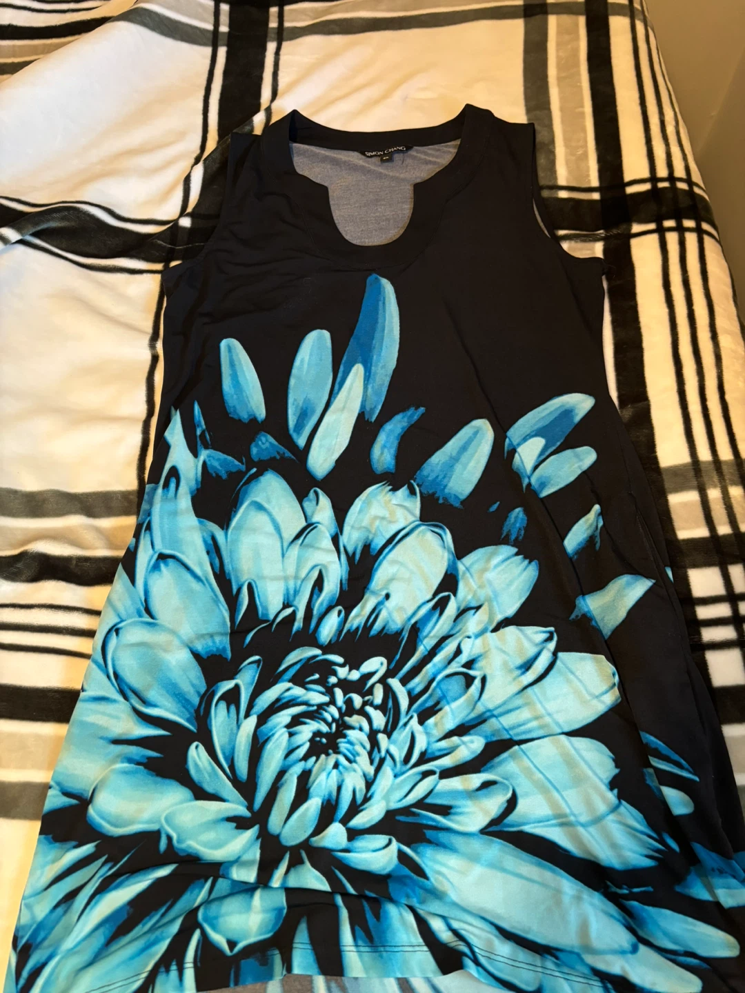 Simon Chang Sleeveless Dress