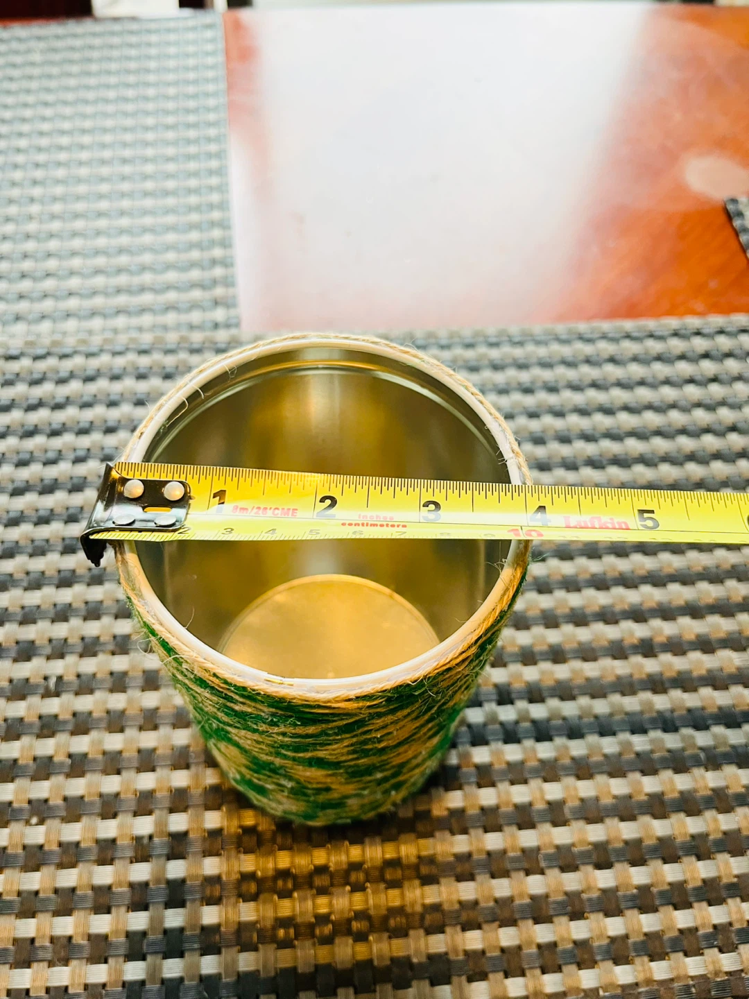NEWLY crafted flower plant container / pot decor - photo 5