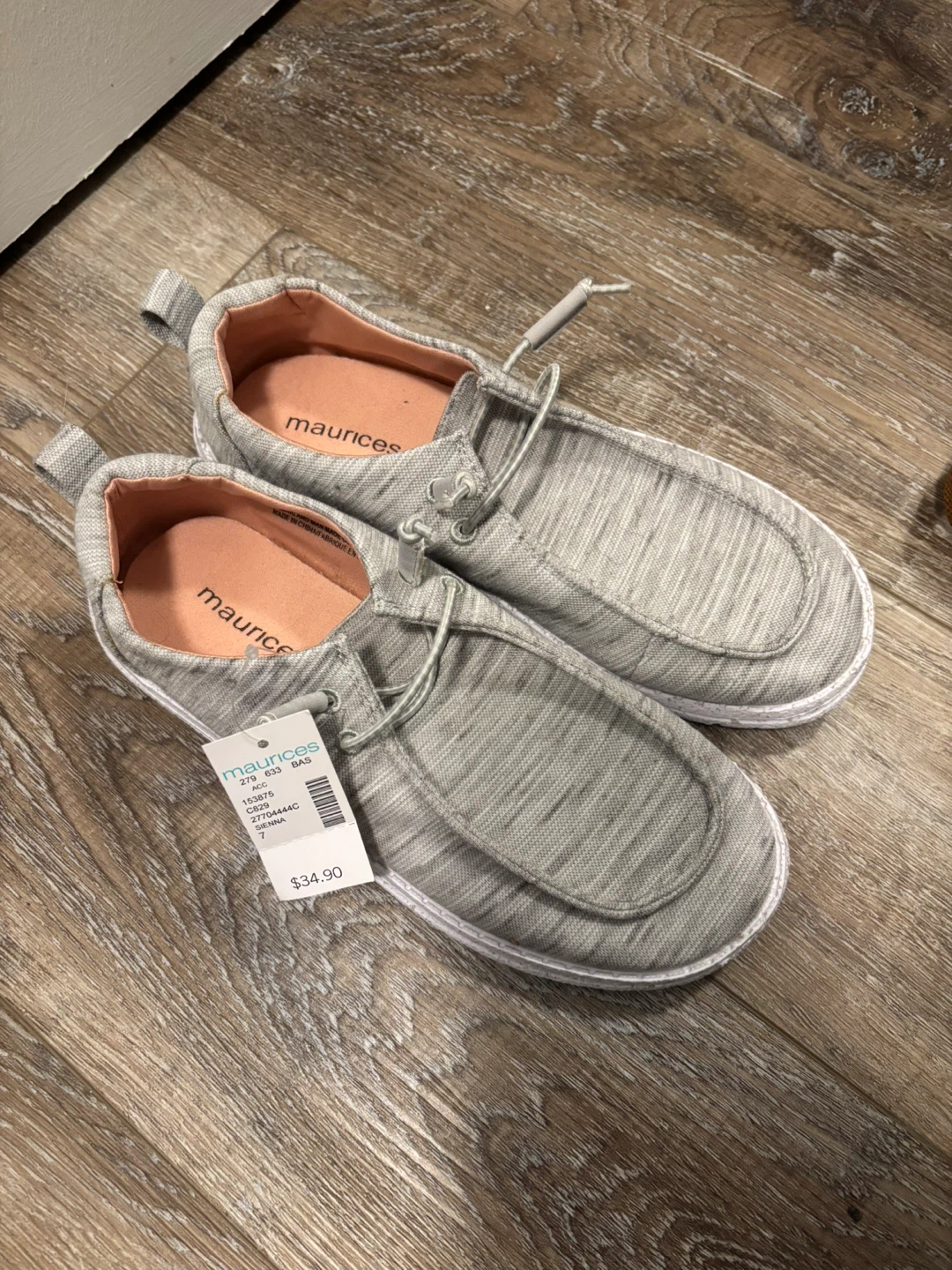 Maurices Grey Casual Shoes Size 7