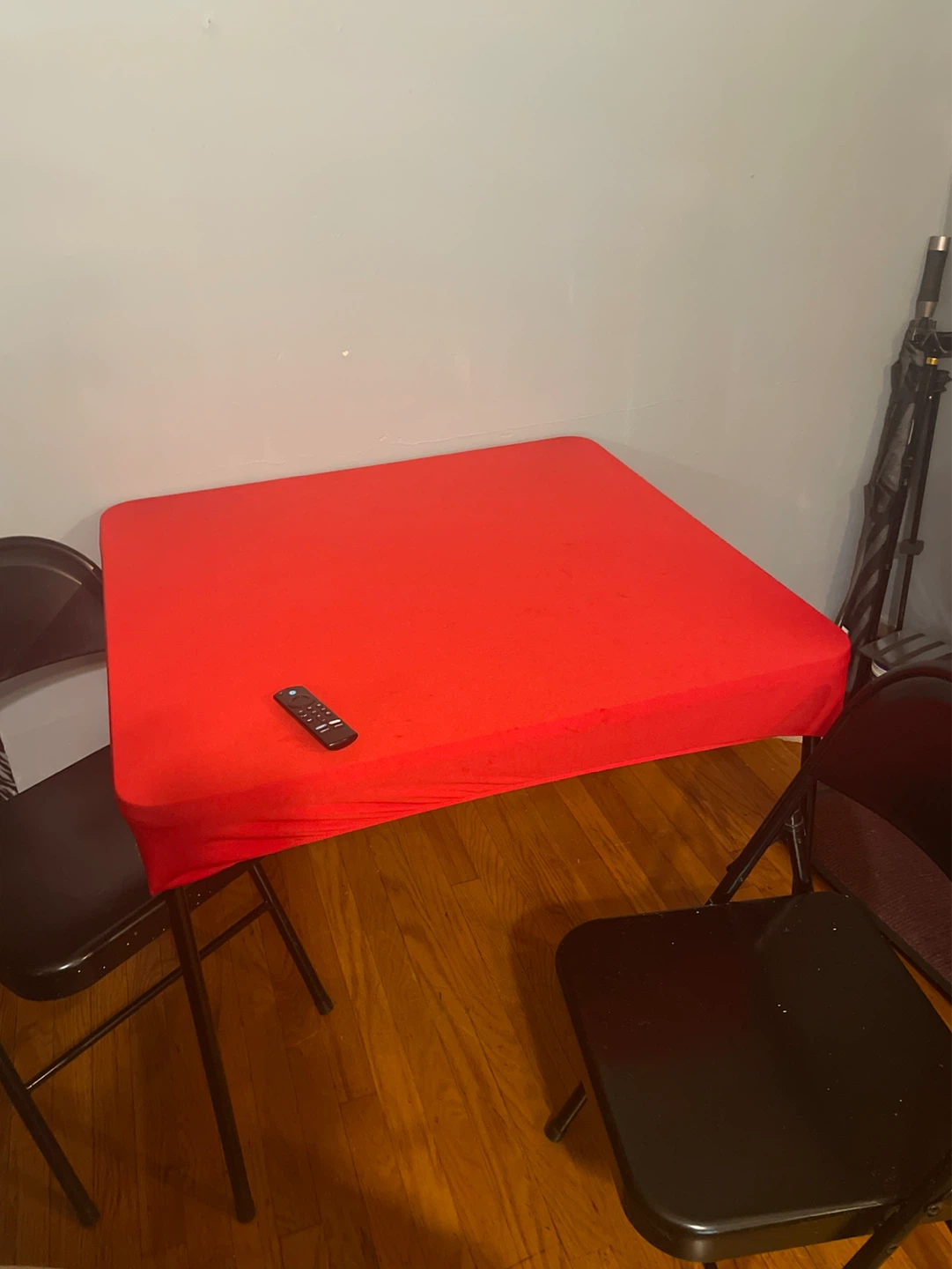 Black Folding Table and Chairs Set - photo 2