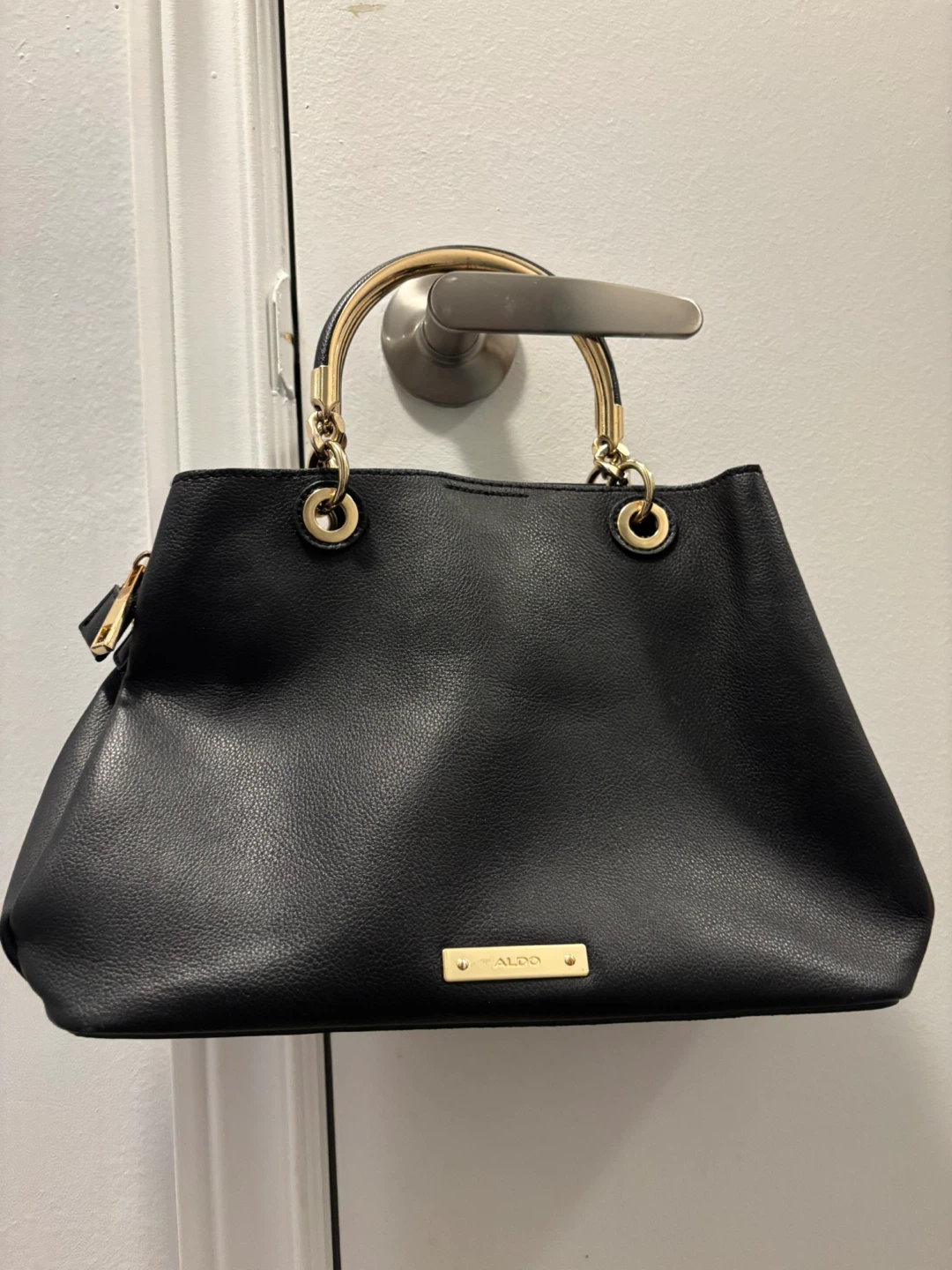 Aldo Black Satchel Handbag