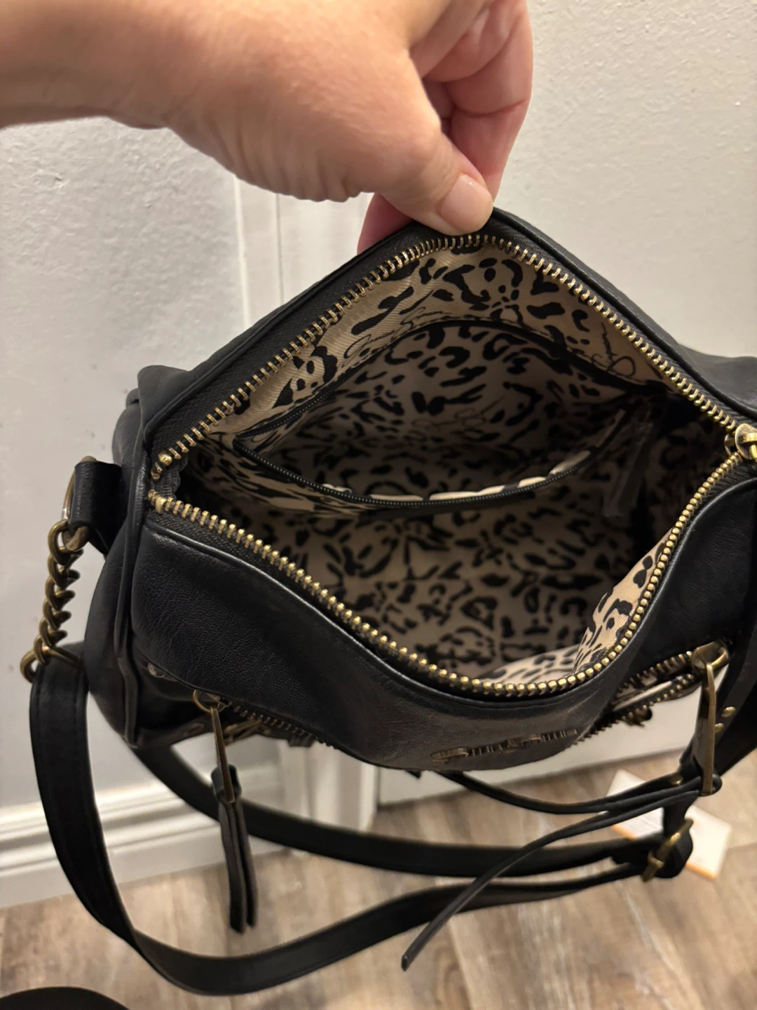 Jessica Simpson Black Shoulder Bag - photo 2