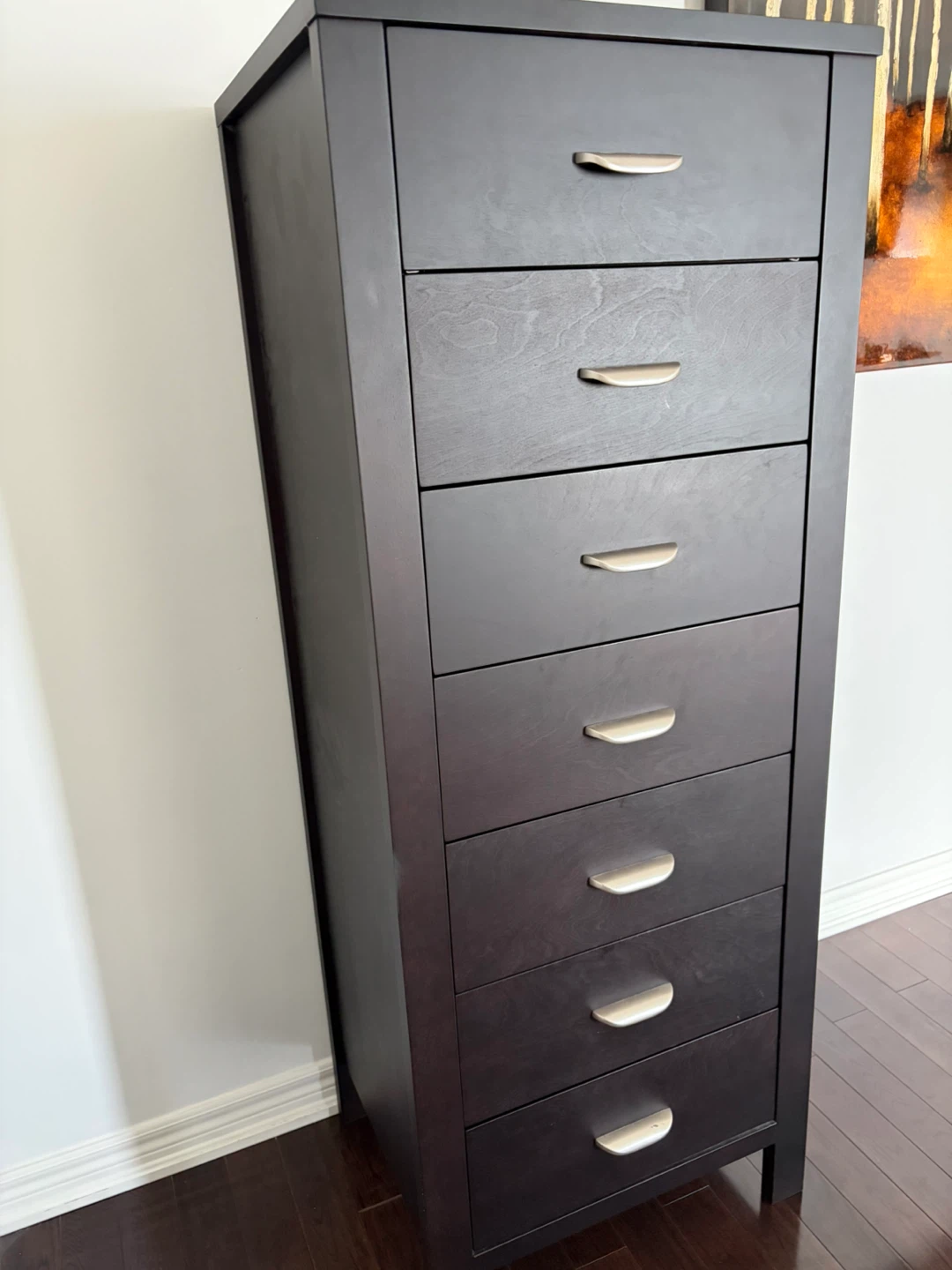 Tall 7 drawer wood dresser - photo 2