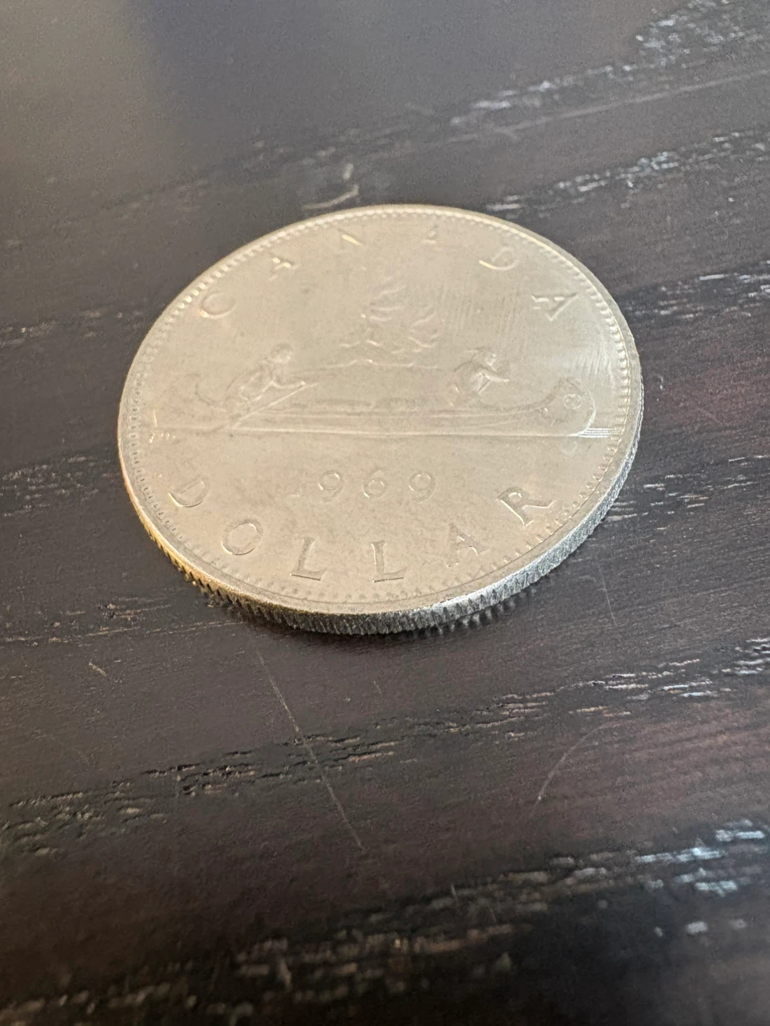 1969 Canadian Dollar Coin - photo 5