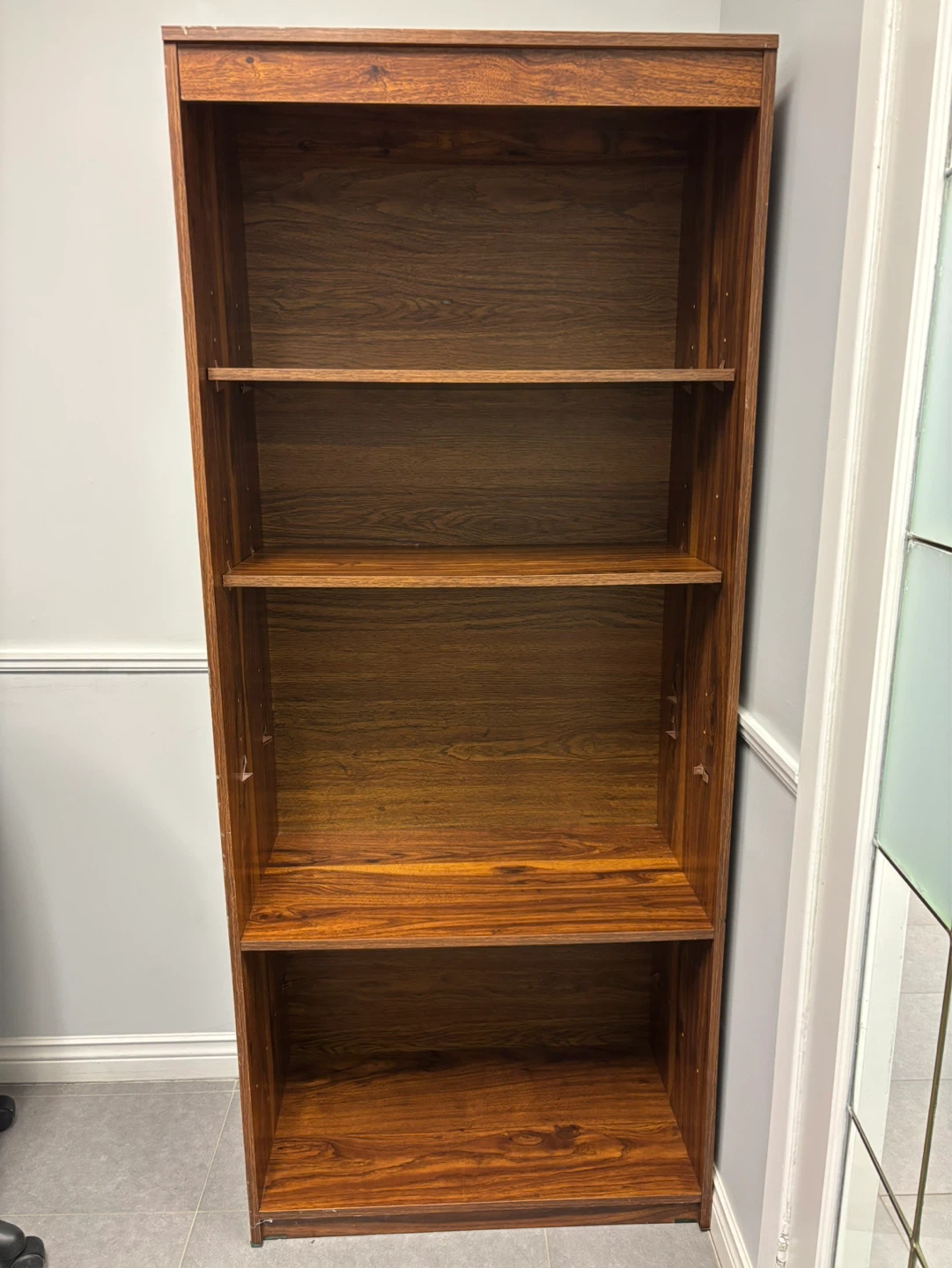 Wooden Bookcase Shelf Unit