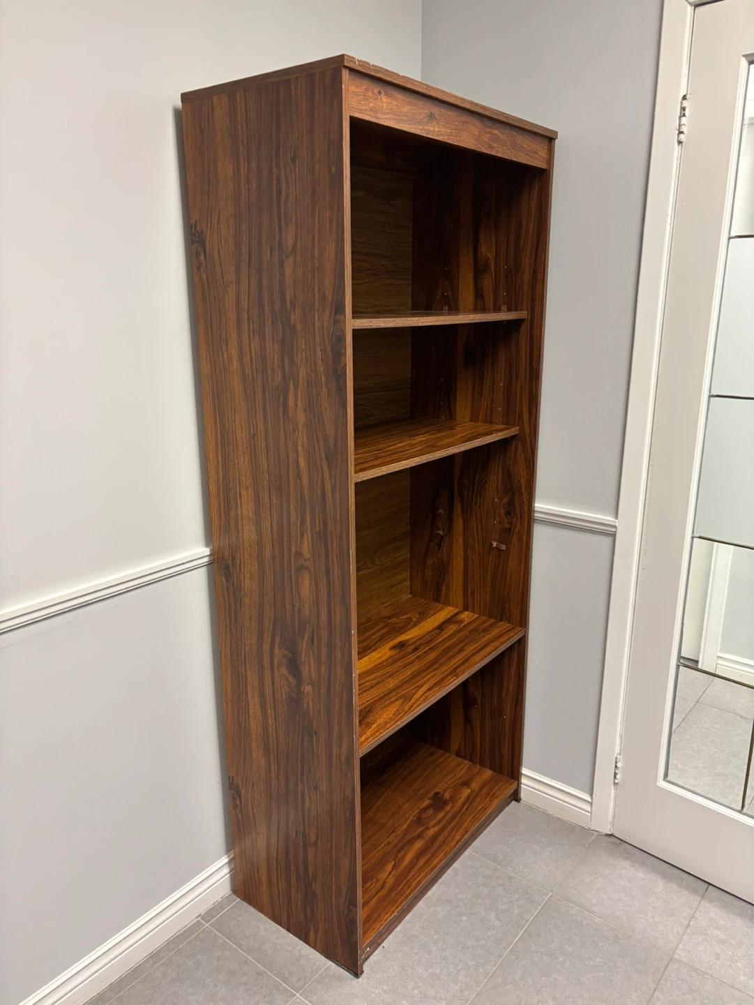 Wooden Bookcase Shelf Unit - photo 2