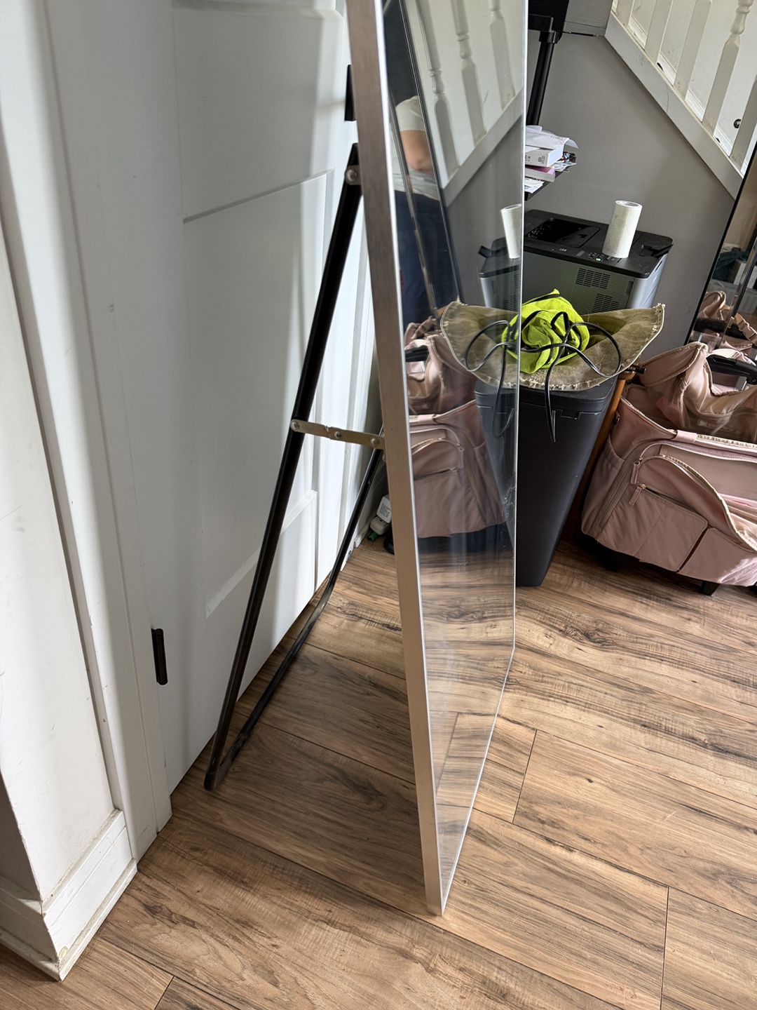 Full Length Mirror with Silver Frame - photo 2