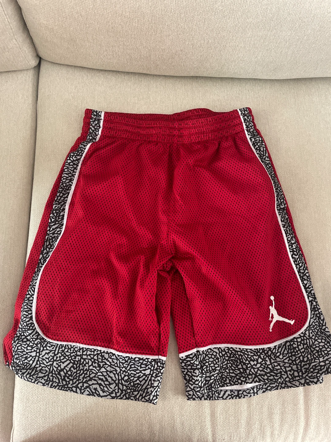 Jordan Red Basketball Shorts