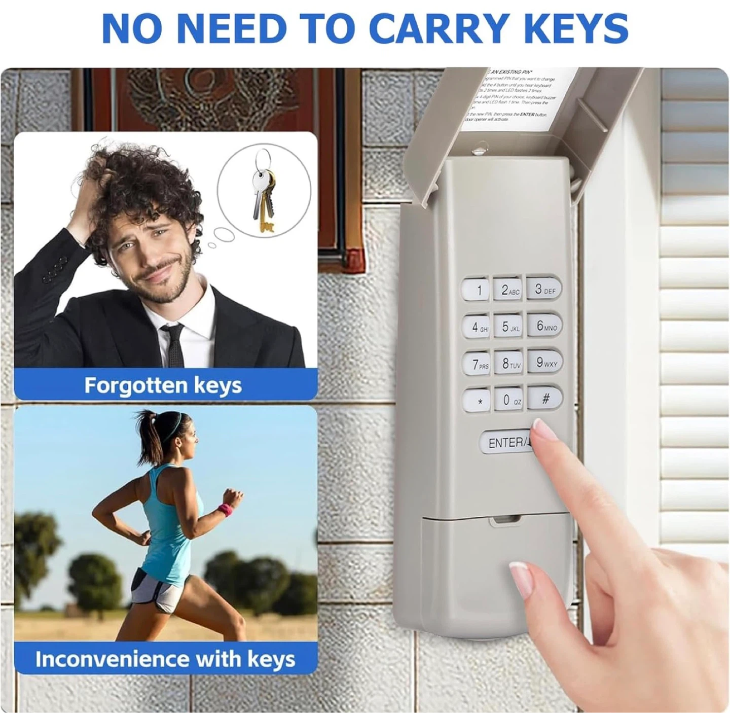 Fifold Garage Door Opener Keypad 877MAX Wireless - photo 5