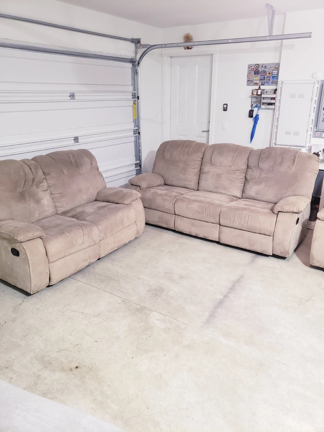 Reclining Sofa and Loveseat Set ( Delivery Available ) - photo 4