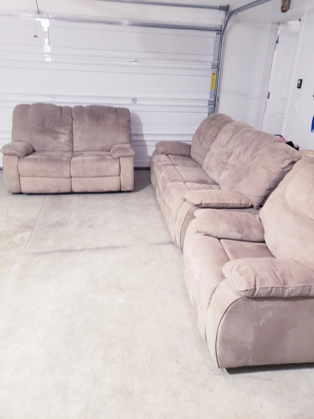 Reclining Sofa and Loveseat Set ( Delivery Available ) - photo 2
