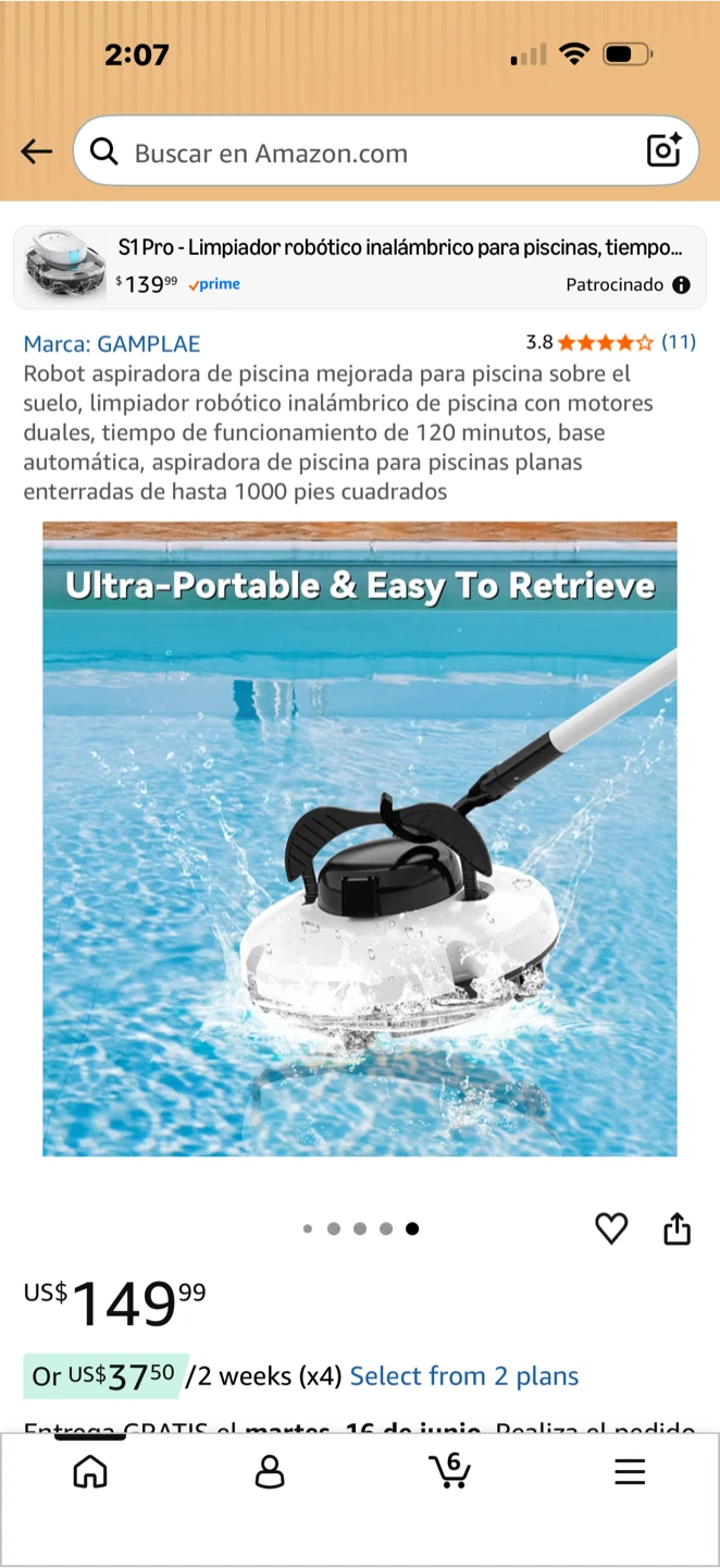 GAMPLAE S1 Pro Robot Pool Cleaner - photo 3