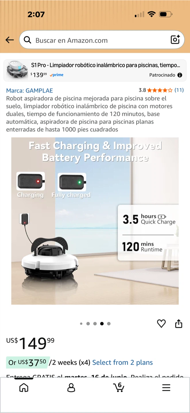 GAMPLAE S1 Pro Robot Pool Cleaner - photo 4