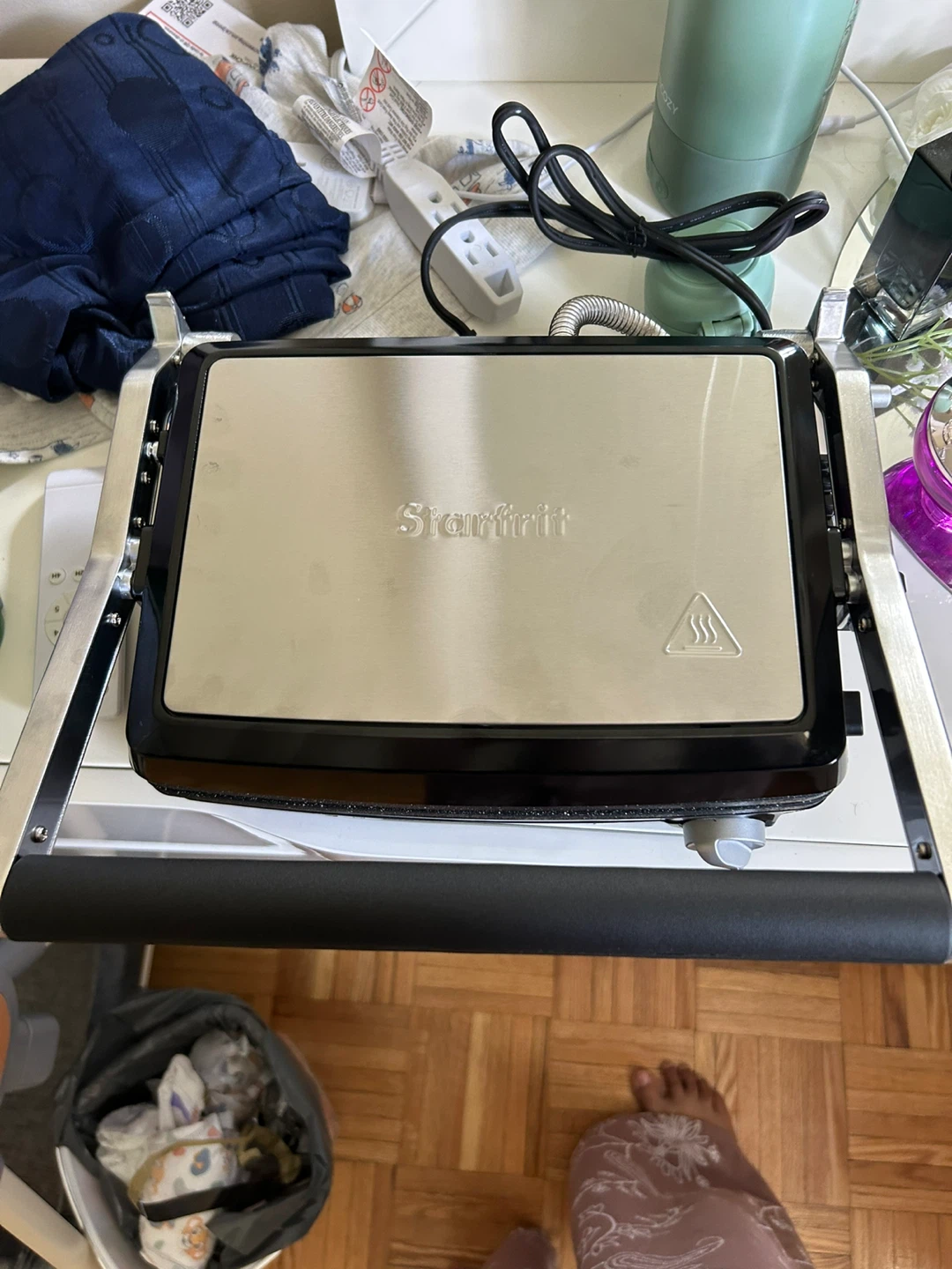 Starfrit The Rock Panini Grill with Reversible Plates - photo 5