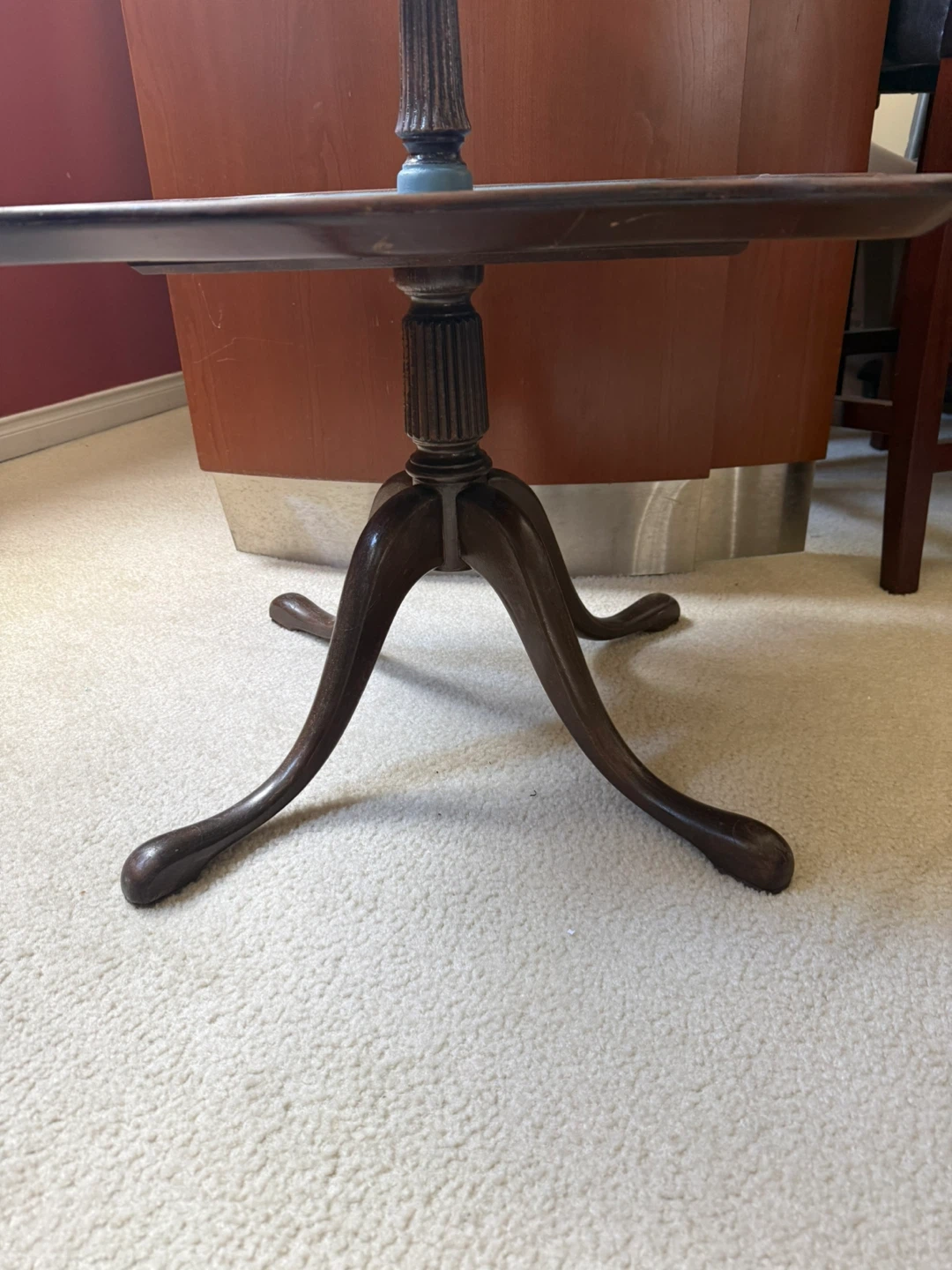 Two-Tiered Accent wood Table - photo 4