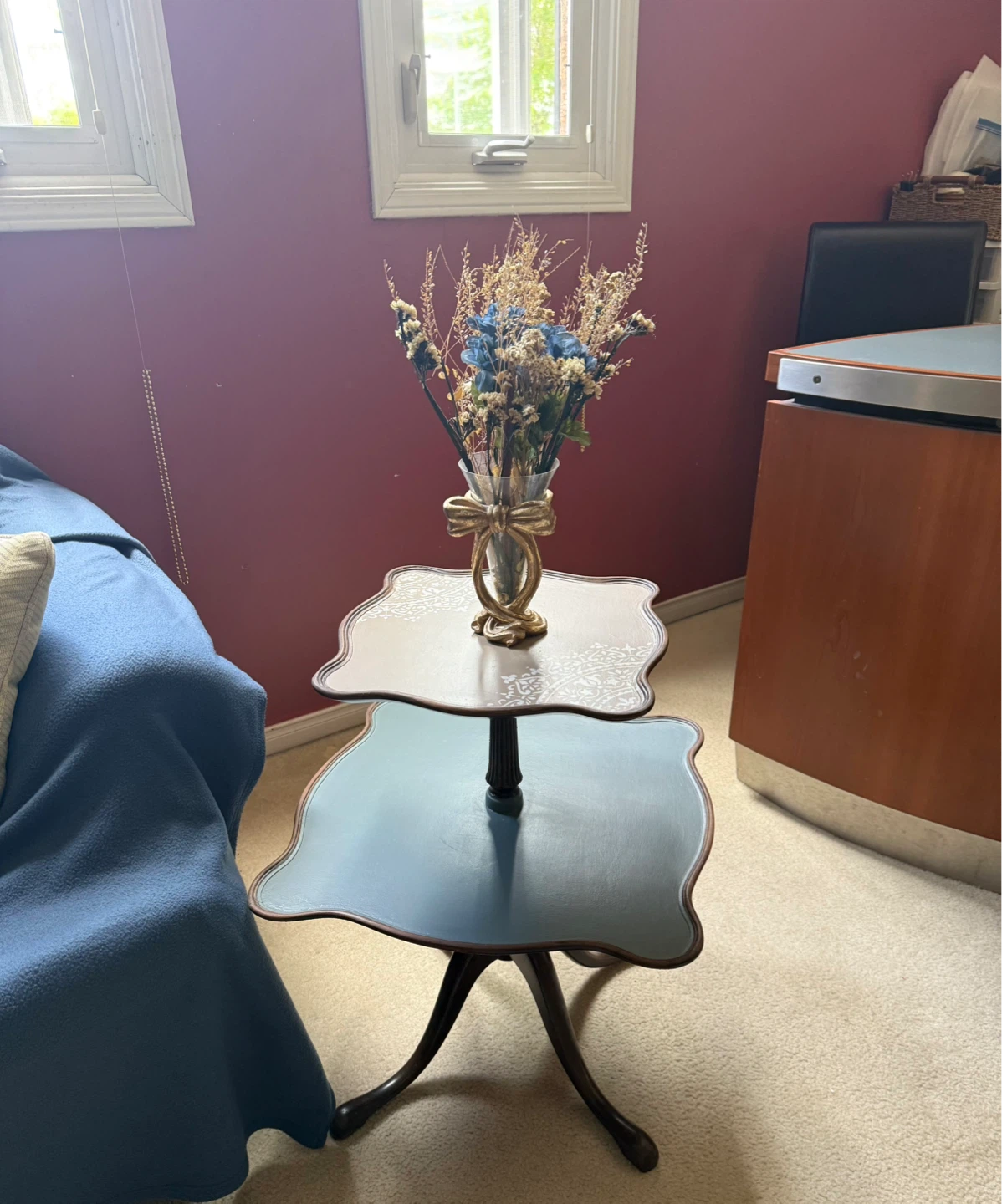 Two-Tiered Accent wood Table