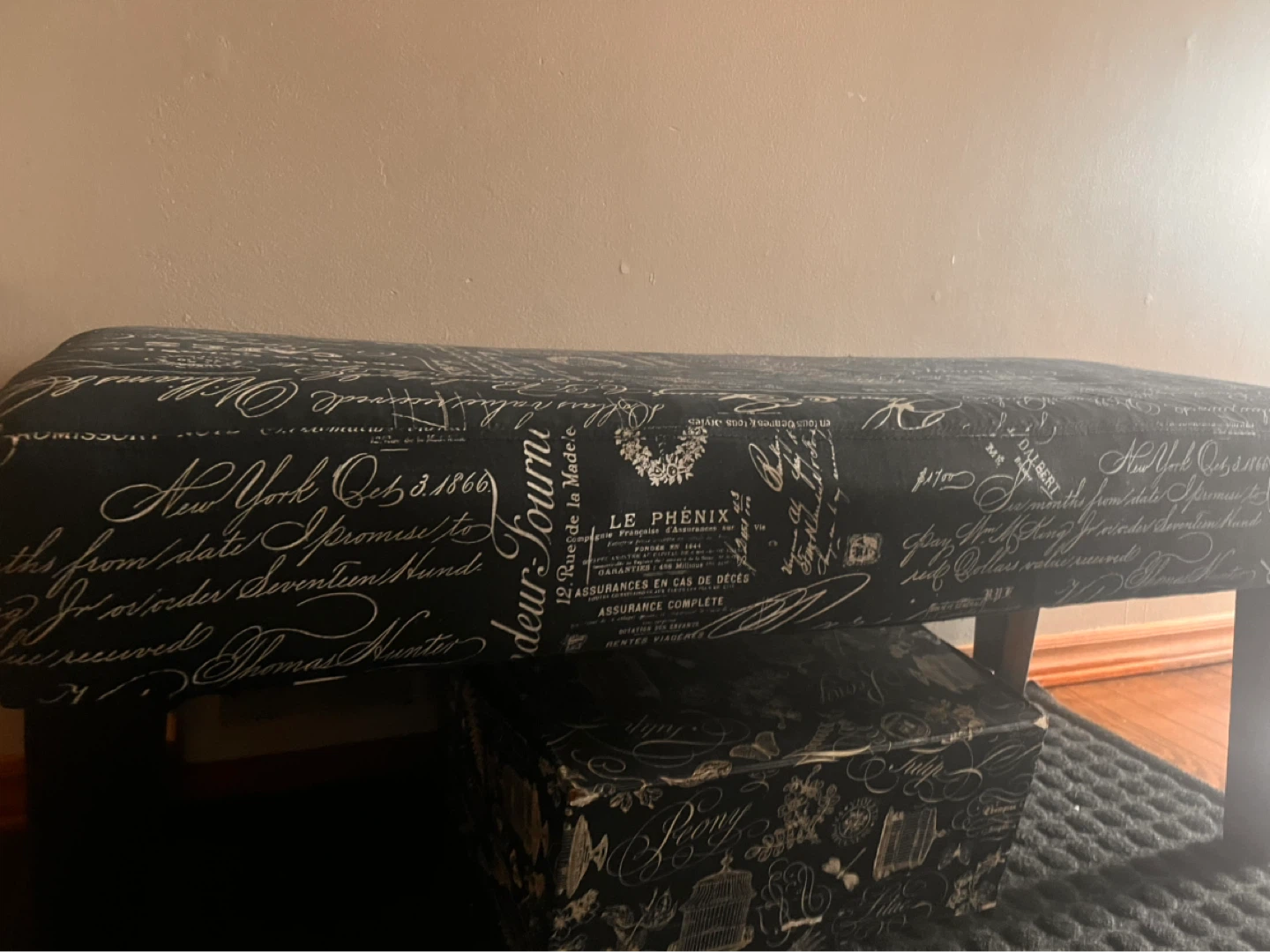 Black and White Bench - photo 3