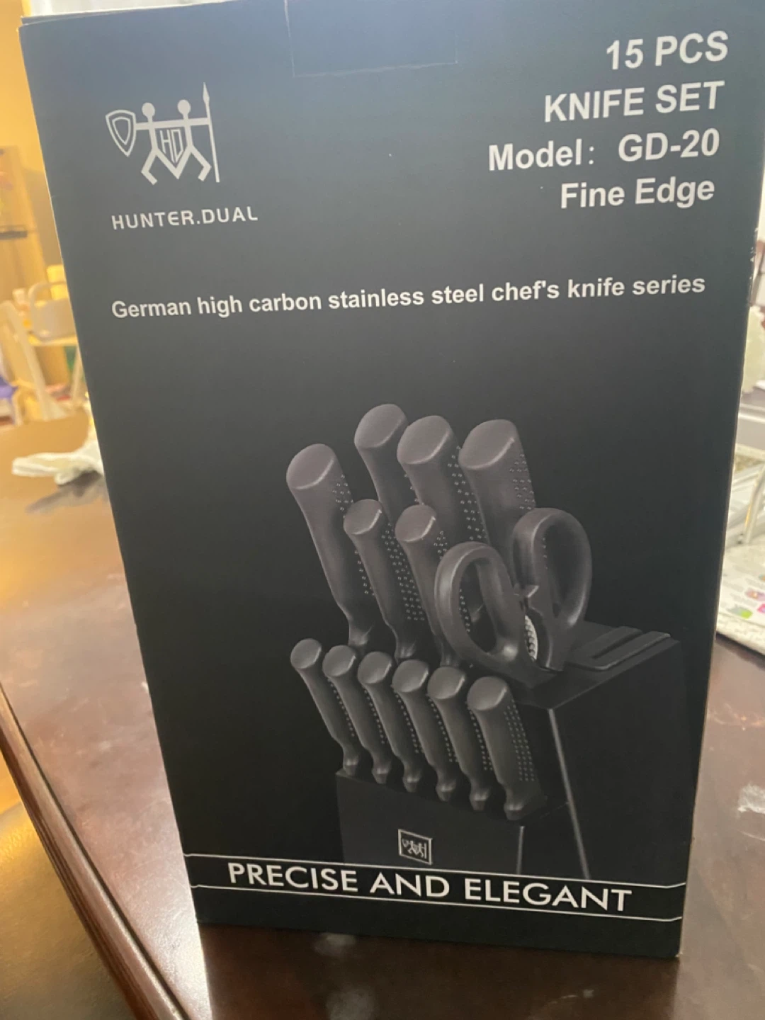HUNTER.DUAL 15 Piece Knife Set
