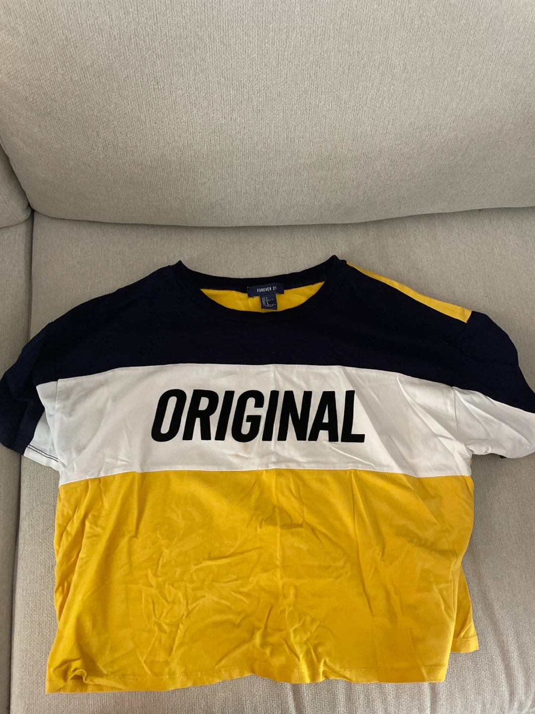 Forever 21 Colour Block "Original" T-Shirt