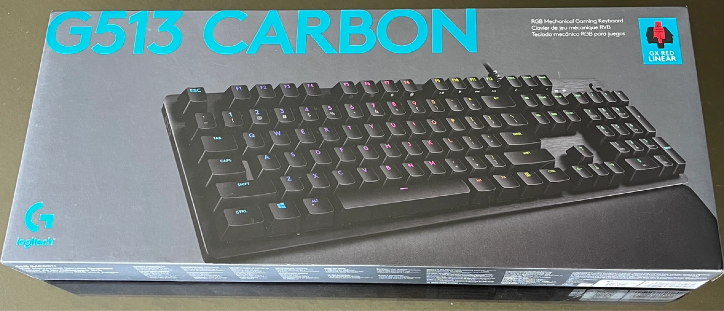 New-in-box Logitech G513 Mechanical Gaming Keyboard